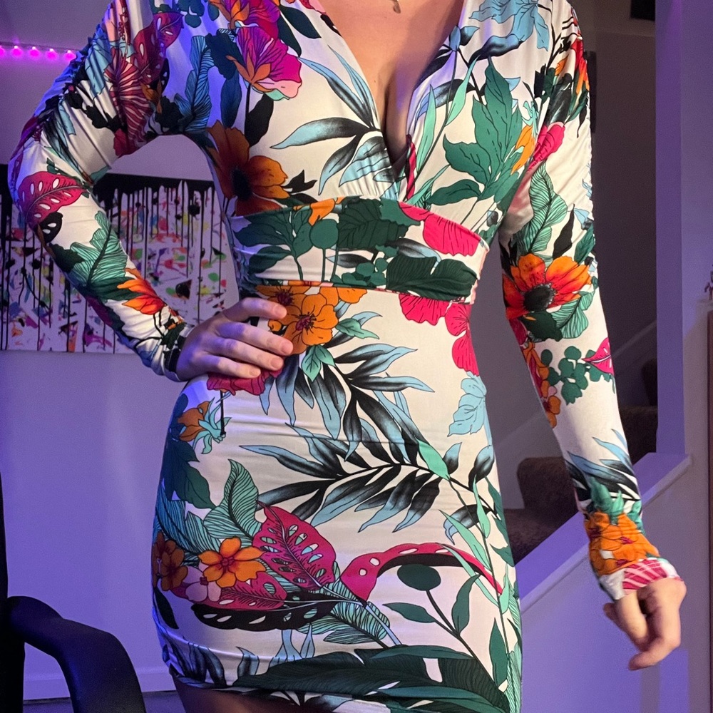 Fashion Nova Floral Dress